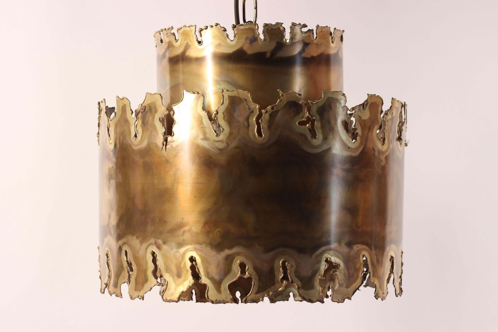 Mid Century Modern Brutalist Pendant Light By Svend Aage Holm Sørensen, 1960’s photo for sale