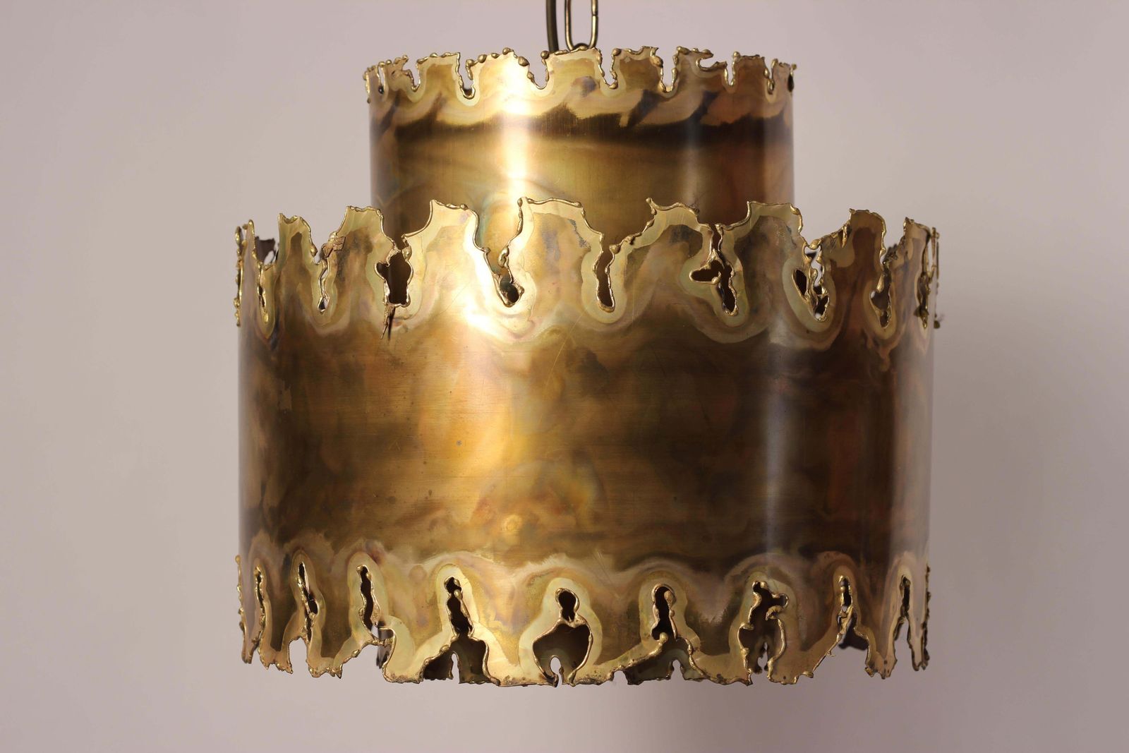 Mid Century Modern Brutalist Pendant Light By Svend Aage Holm Sørensen, 1960’s photo vinterior