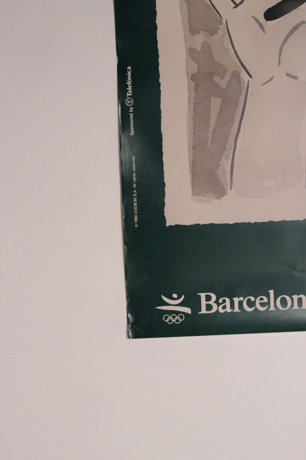Barcelona Summer Olympic Poster 1992 By Artist Robert Llimós For The Xxv Games photo 256.0