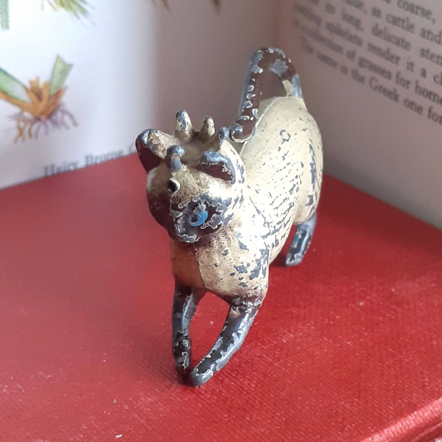 Luntoy Lead Toy   Princess Tai Lu   Siamese Cat photo vintage