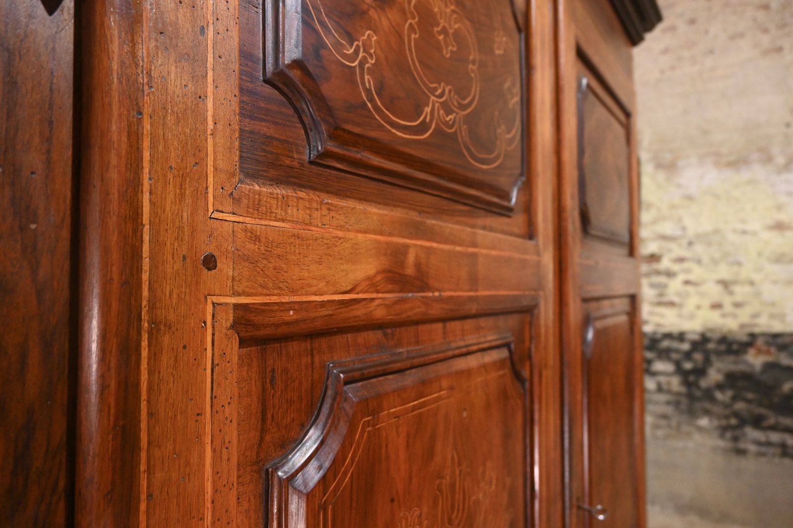 Large 18th Century Spanish   Catalonian Armoire photo vintage