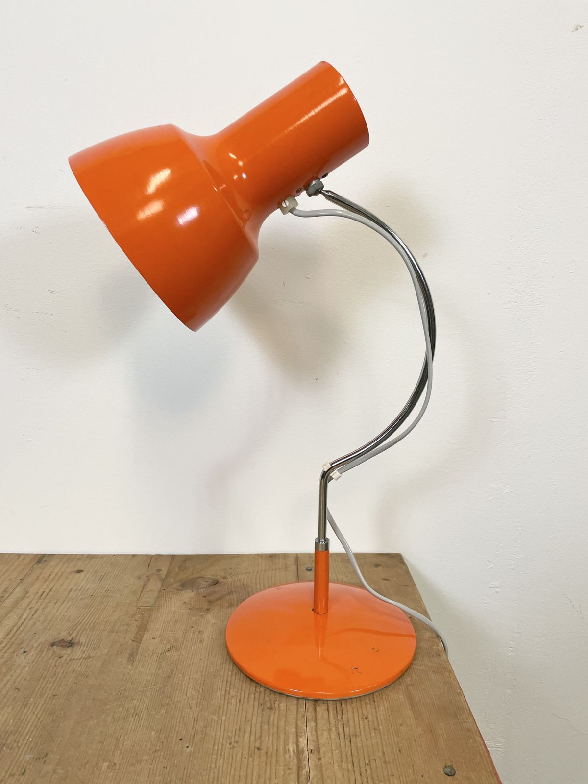 photo furniture Orange Table Lamp By Josef Hurka For Napako, 1960s