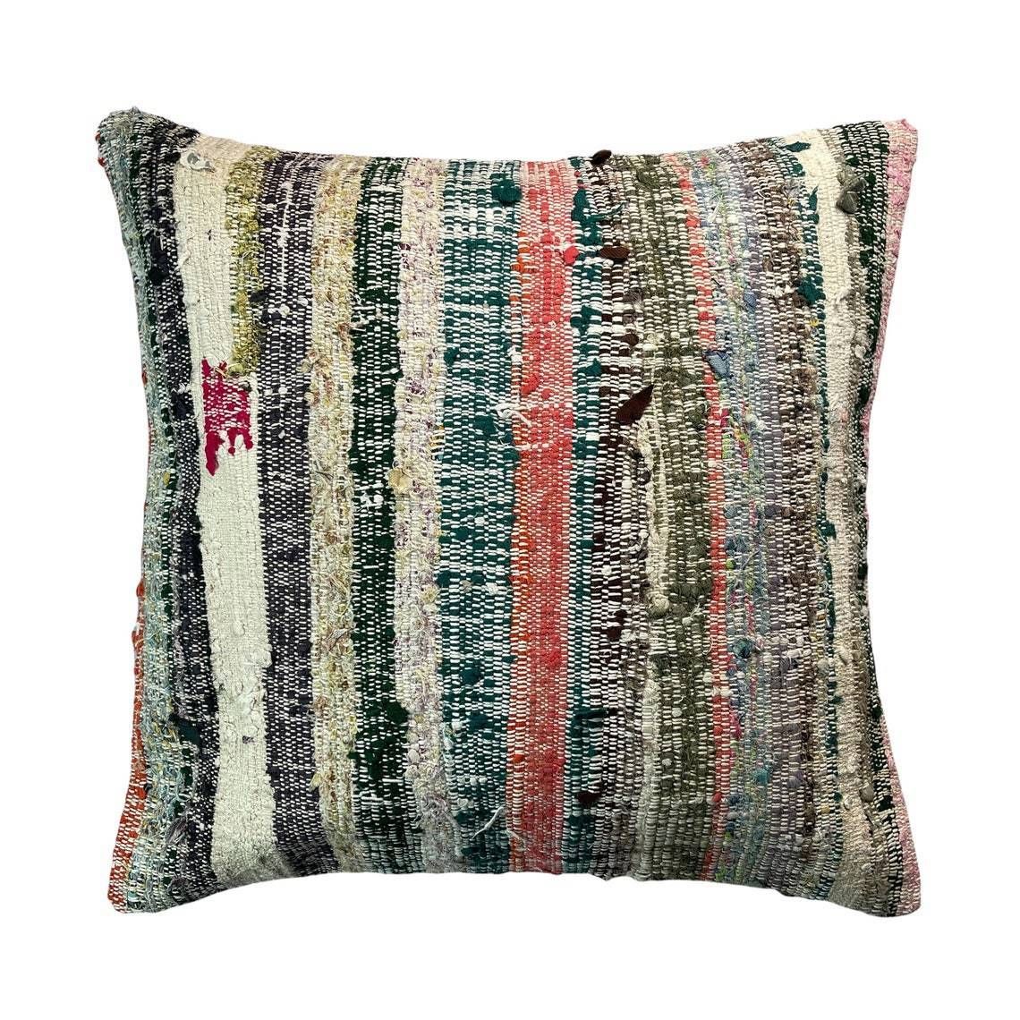 Kilim Pillow 60 X 60 Cm Tapis Kelim Kilim Pillow Cover ,Vintage Meditation Bench Kelim Teppich Boho Kilim Cushion Kilim Sofa Turkish Pillow