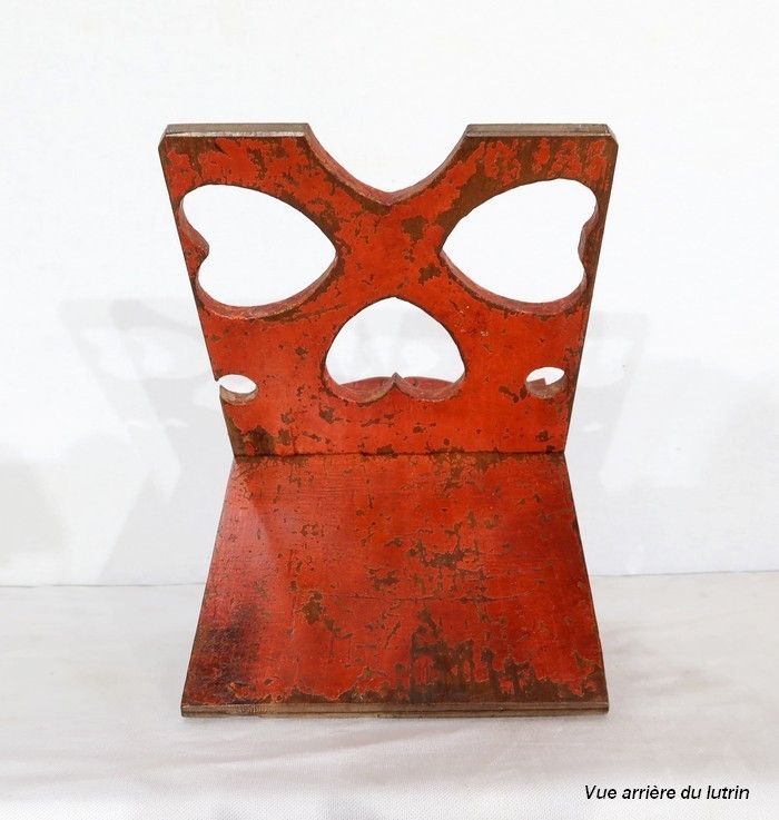 photo vintage Small Desk Lectern In Walnut, 1900s