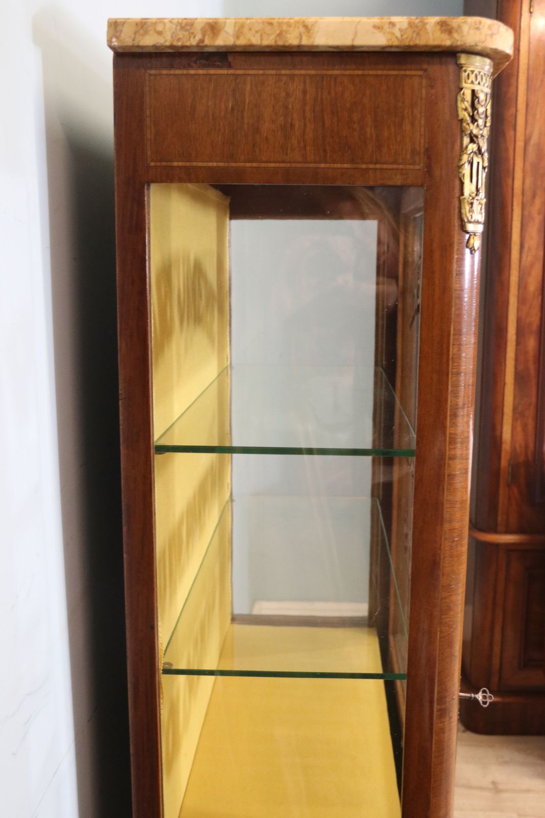 photo buy A Lovely French 20th Century Display Cabinet Or Vitrine In The Louis XV Style.