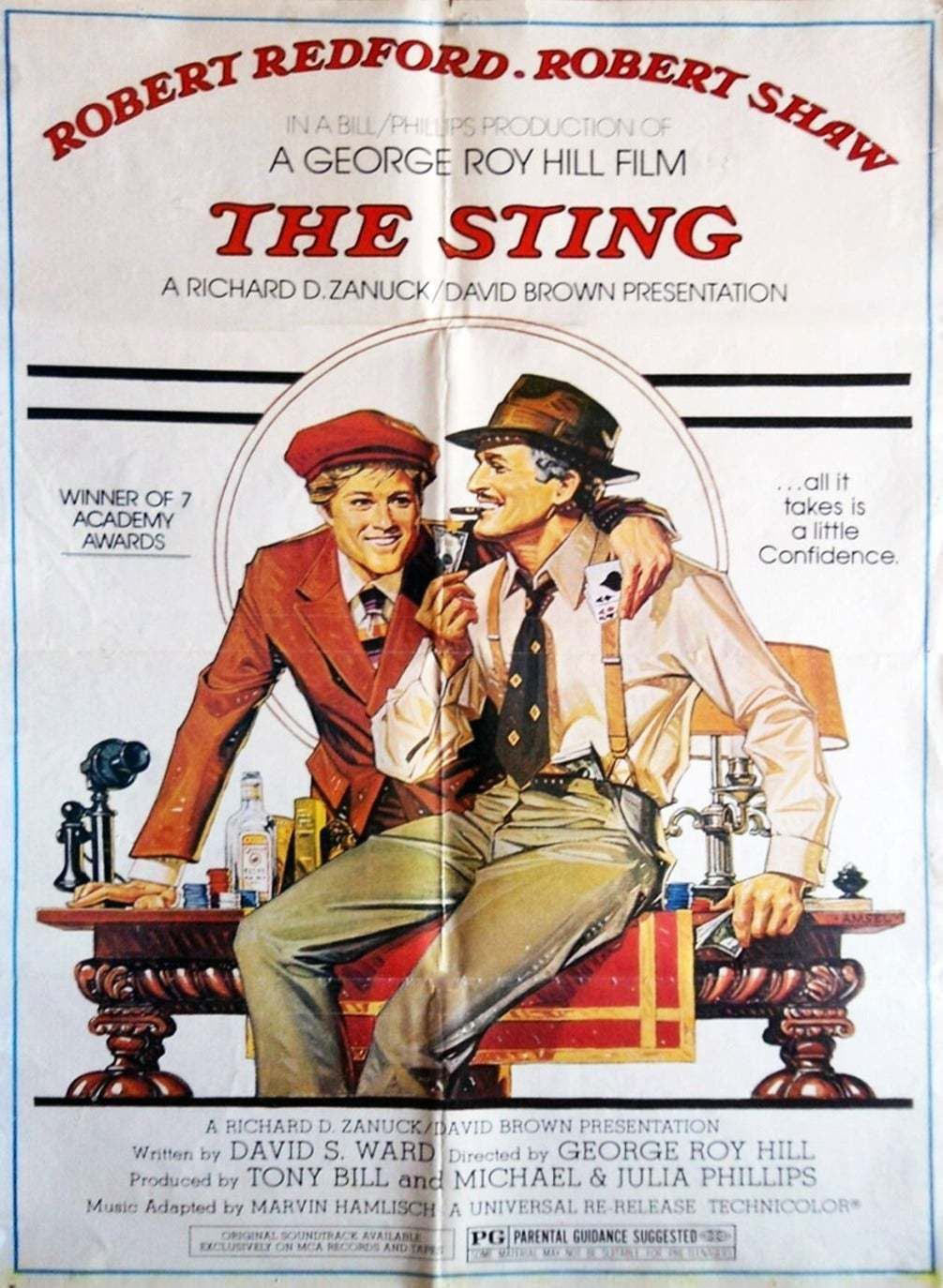 The Sting Original Vintage Poster