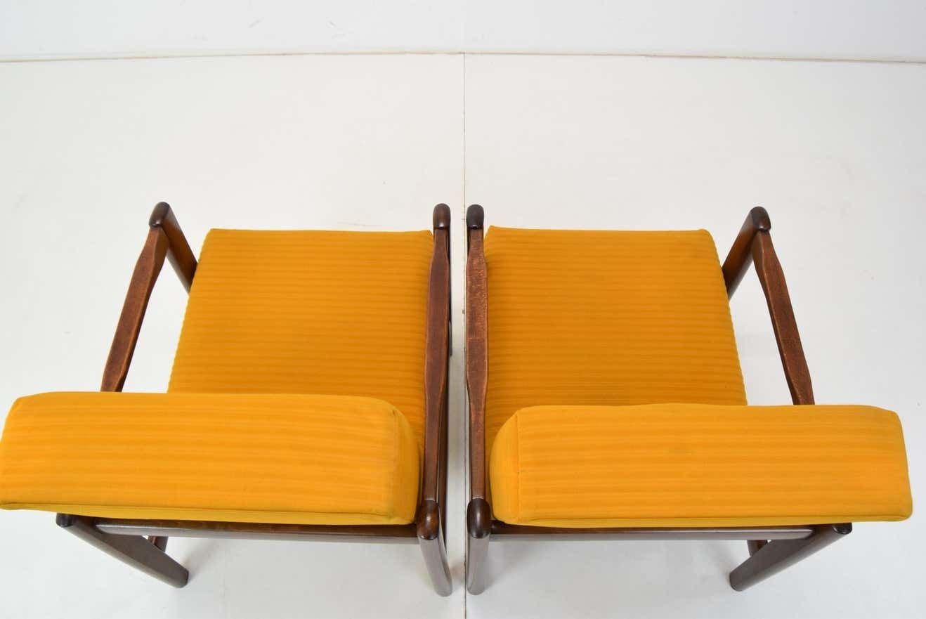 Pair Of Mid Century Design Armchairs,1960's. photo vintage