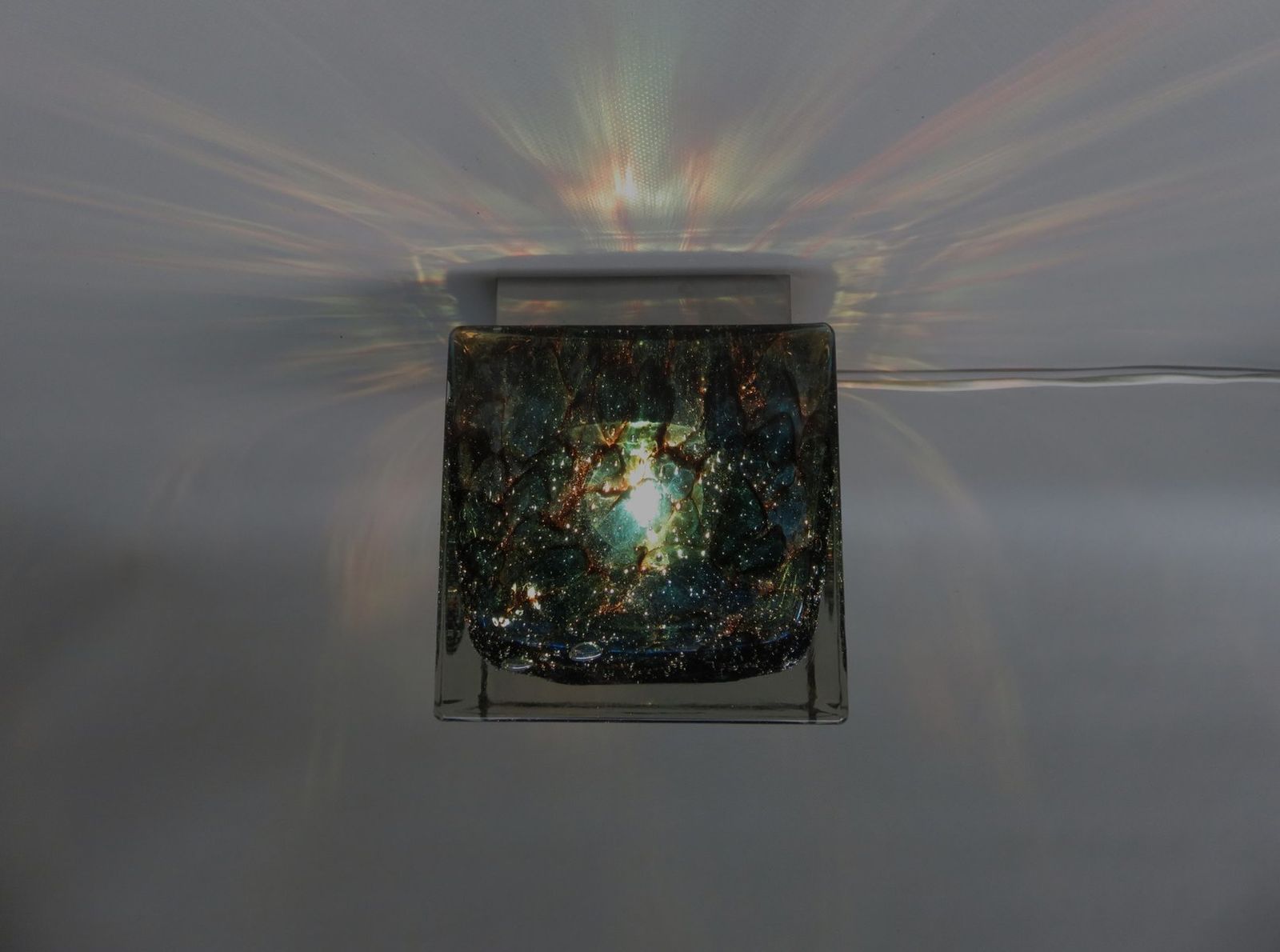 Blue Murano Glass Ceiling Lights From Limburg, 1960s, Set Of 4 photo buy