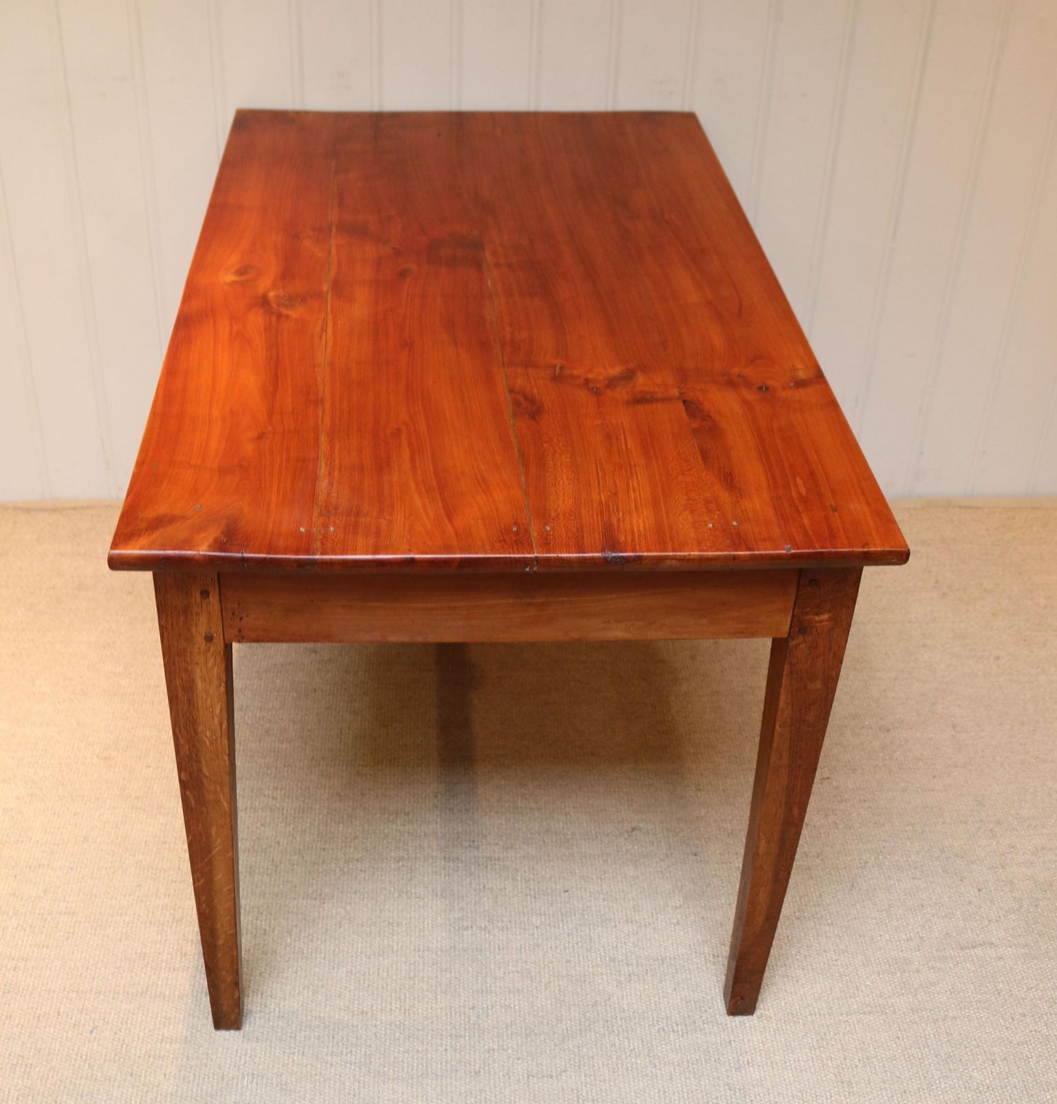 Small Proportioned French Provincial Cherry Wood Table photo furniture
