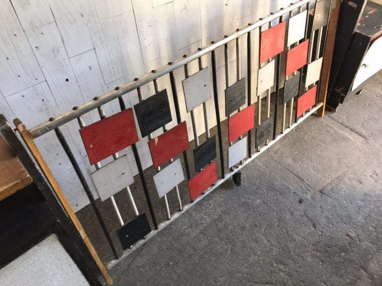 photo for sale Large 1960 Retro Wood Shelving, Wall Unit