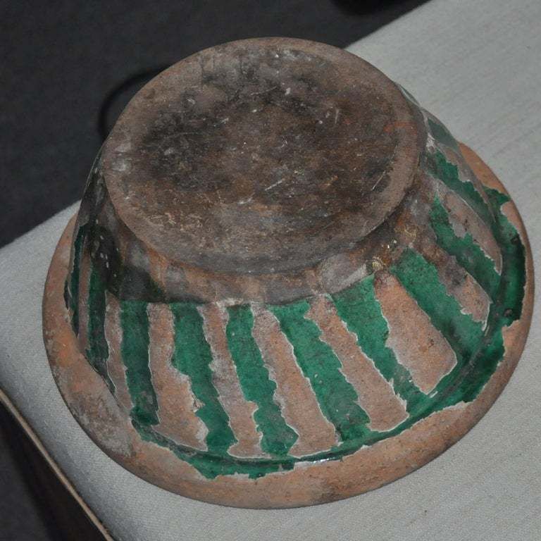 Pair Of Antique Pottery Baking Bowls Form photo Home Decor