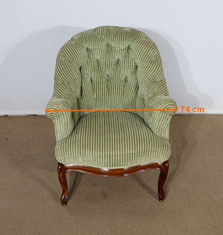 photo vintage Pair Of Armchairs, Napoleon III Period, Mid 19th Century