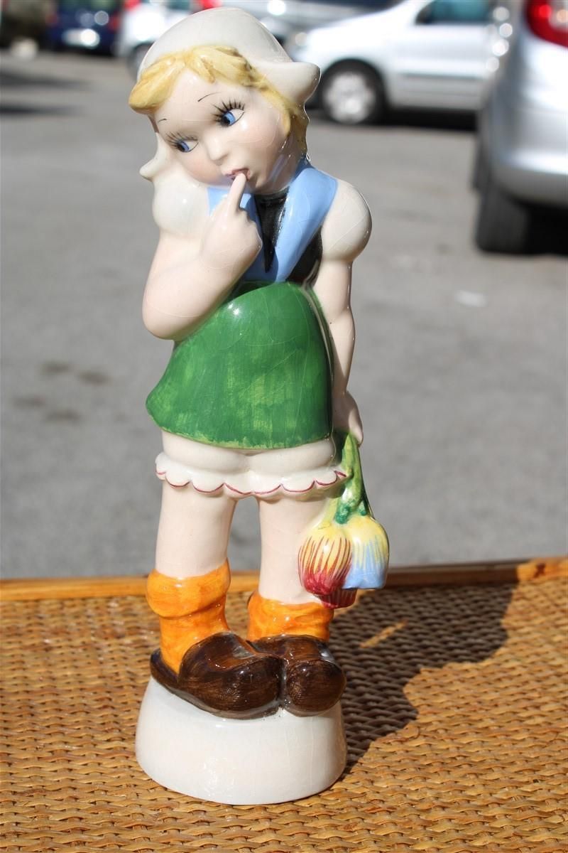 Saca Country Girl Sculpture By Leopold Anzengruber Austria, 1940s photo furniture