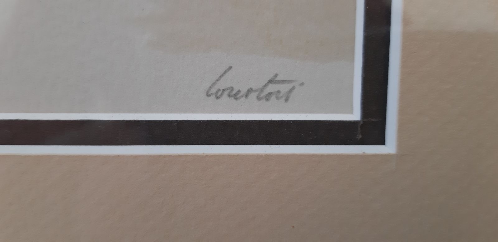 Original Lithograph Signed By P. Courtois photo buy