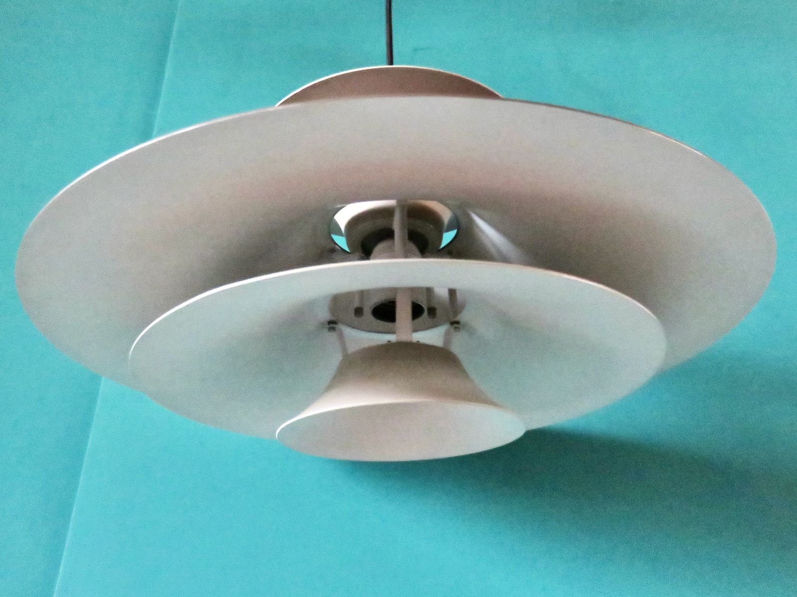Tricolor "Radius" Suspension Fog And Morup Denmark, 1975 photo Lighting