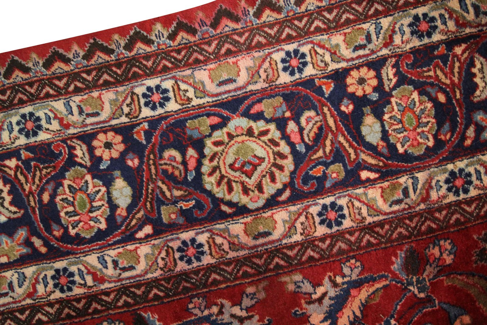 Textiles Large Red Living Room Rug Traditional Handmade Oriental Wool Area Rug photo