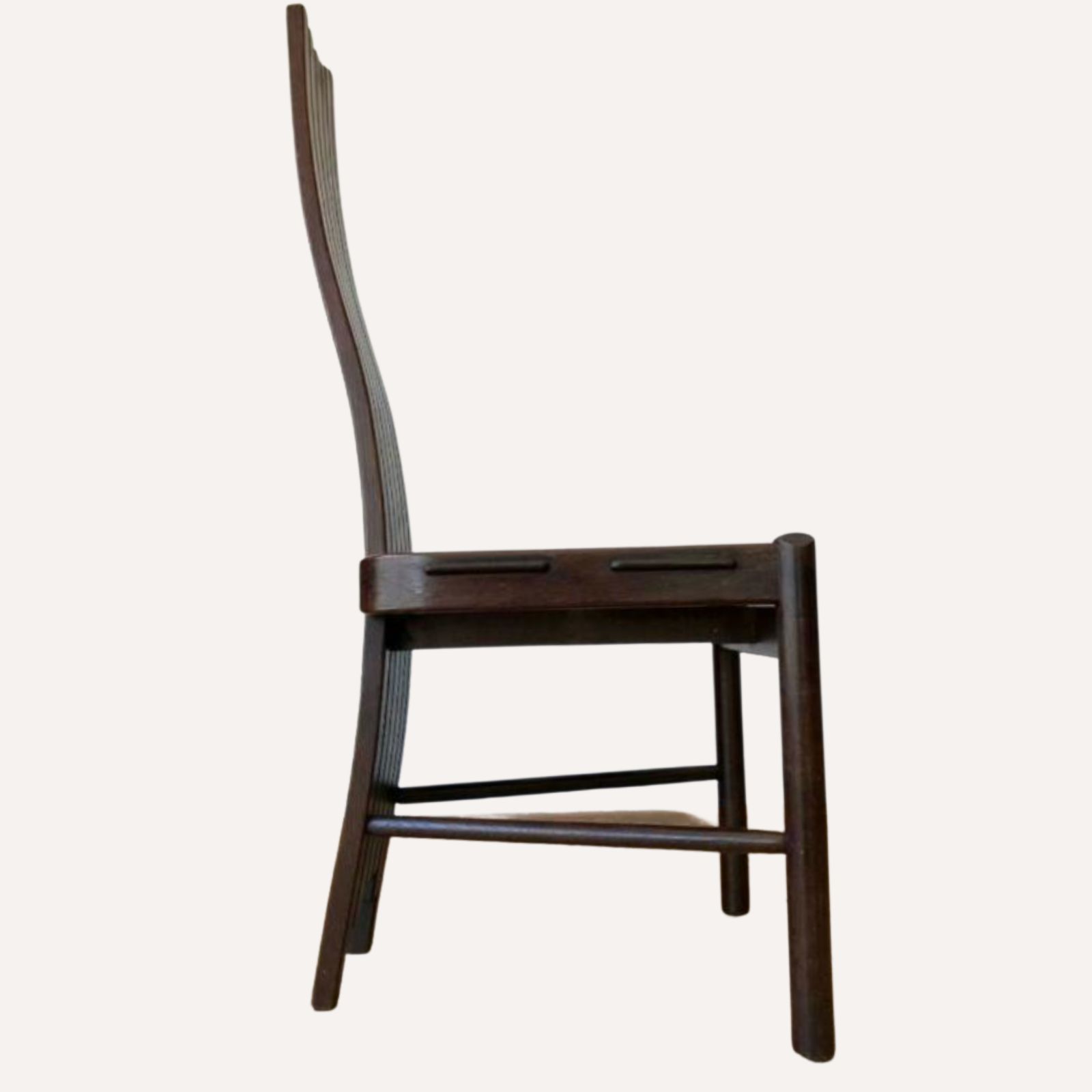 photo furniture Steam Bent Arts And Crafts Oak Organic Shaped Revival Chair, 1960s   1970s