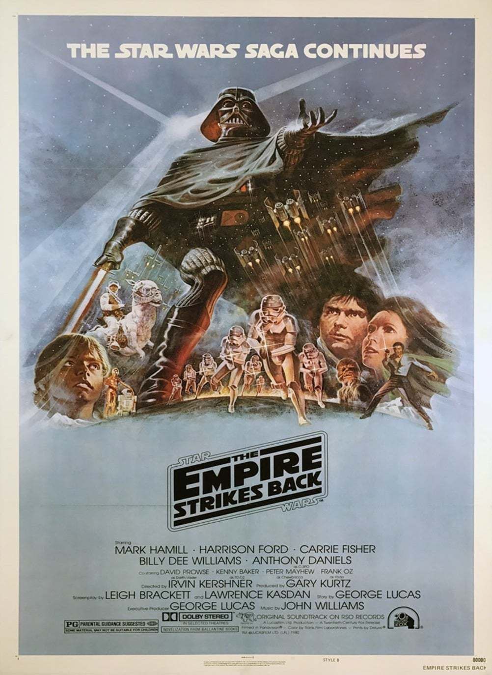 Star Wars The Empire Strikes Back Original Vintage Poster