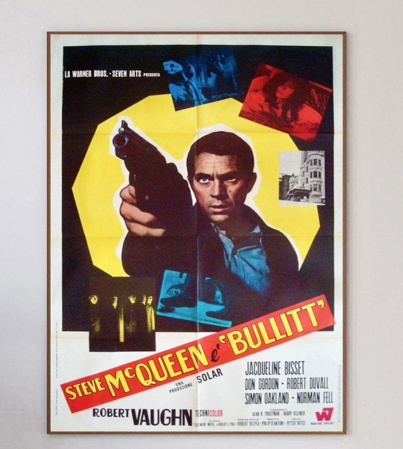 Bullitt (Italian) Original Vintage Poster photo 1089.0