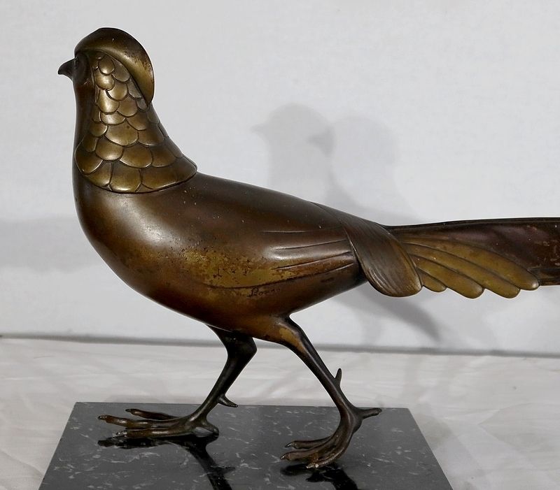 photo buy Sculpture "The Pheasant" By Lorino, Art Deco