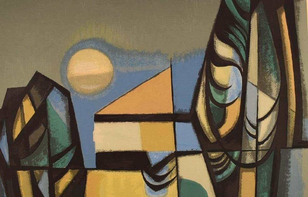 Albert Ferenz, Germany, Color Lithography, Mid 20th Century photo Art