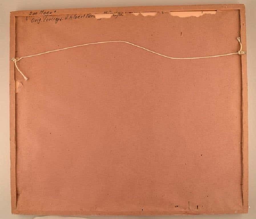 Albert Ferenz, Germany, Color Lithography, Mid 20th Century photo vintage