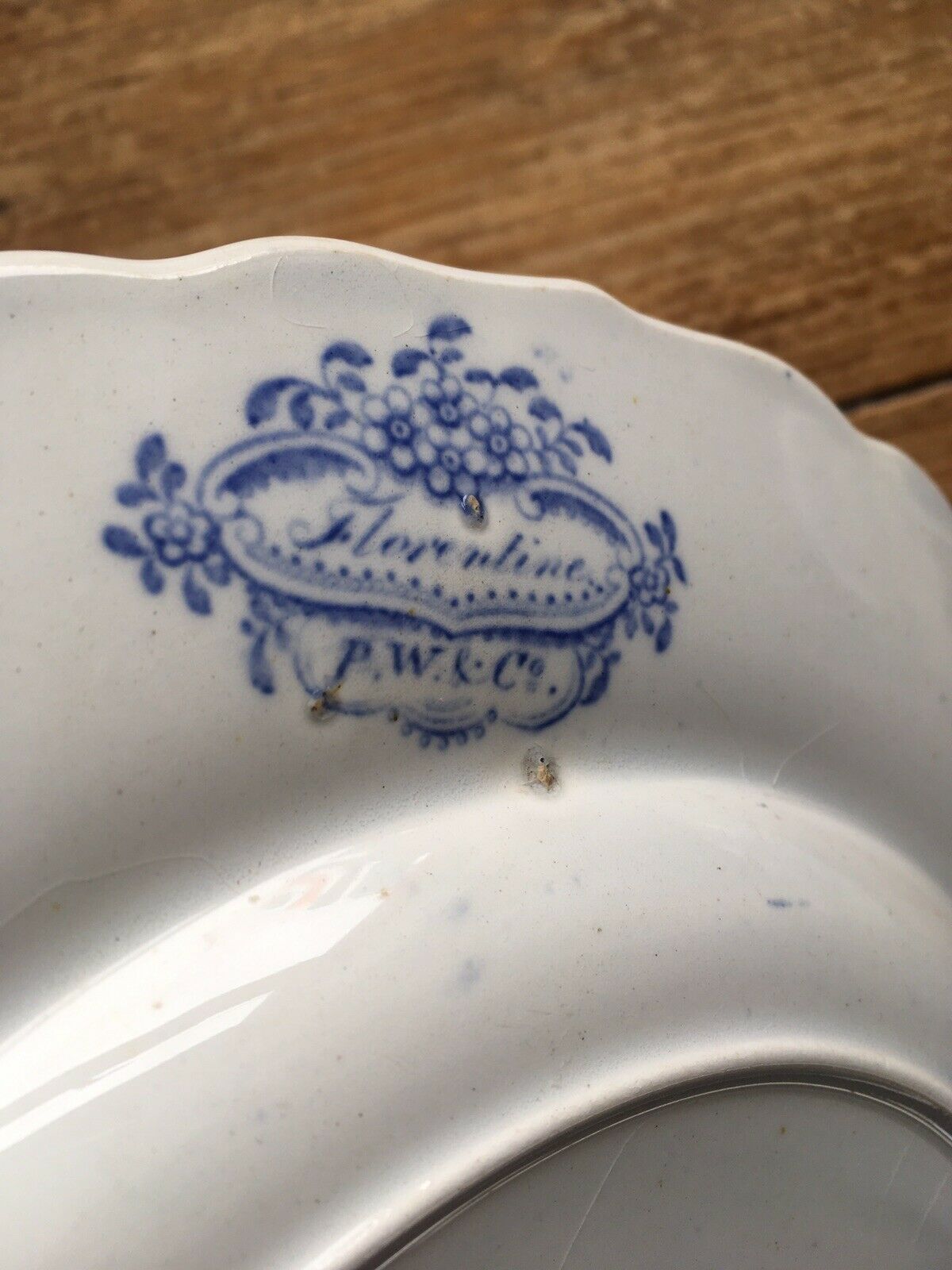 photo furniture V.Rare Set Of 6 C1834 59 Podmore Walker & Co Pre Wedgwood Florentine Plates Pw