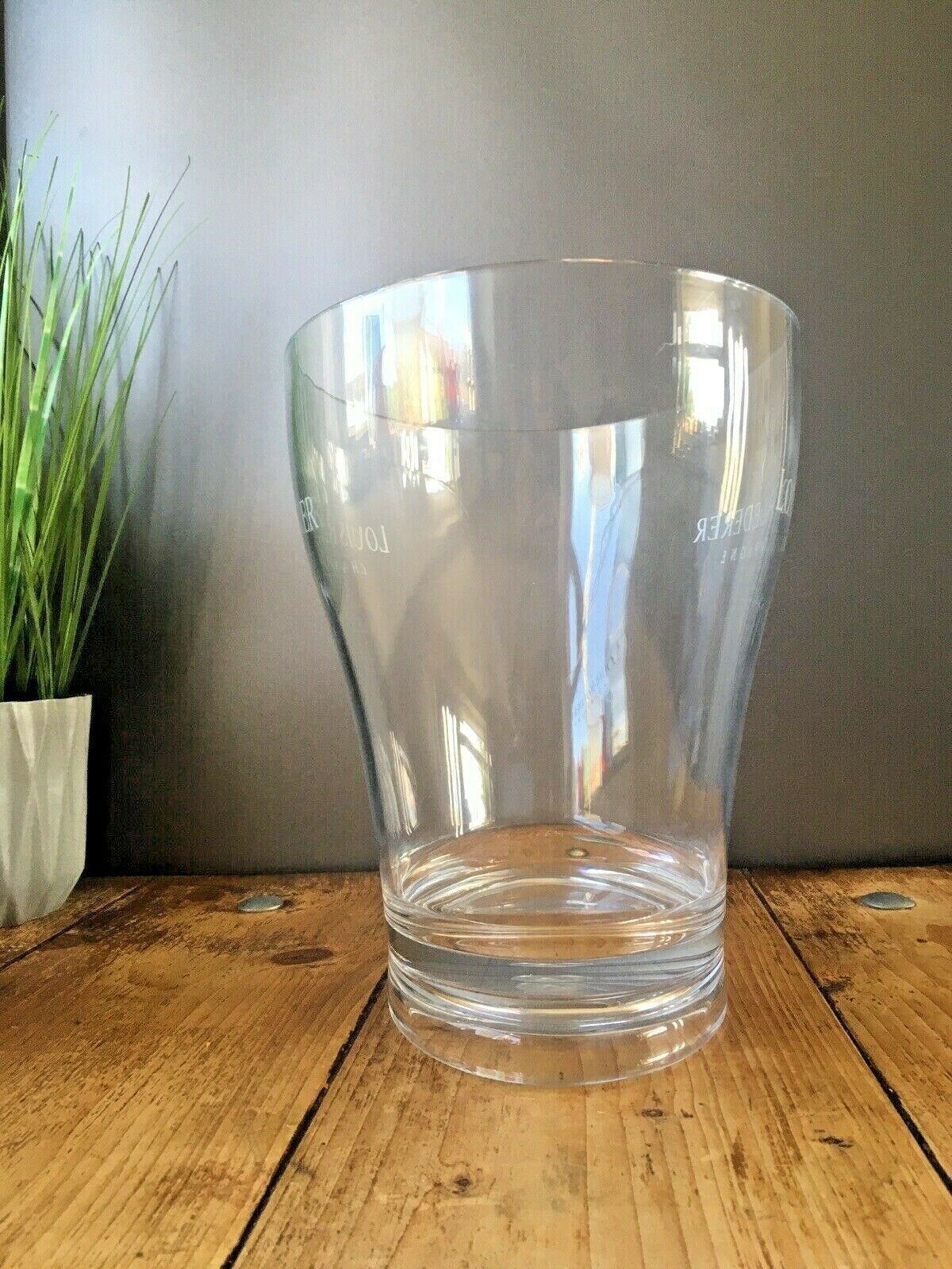 Vintage Louis Roederer Acrylic Champagne Ice Bucket Cocktail Party Bar Display photo Home Decor