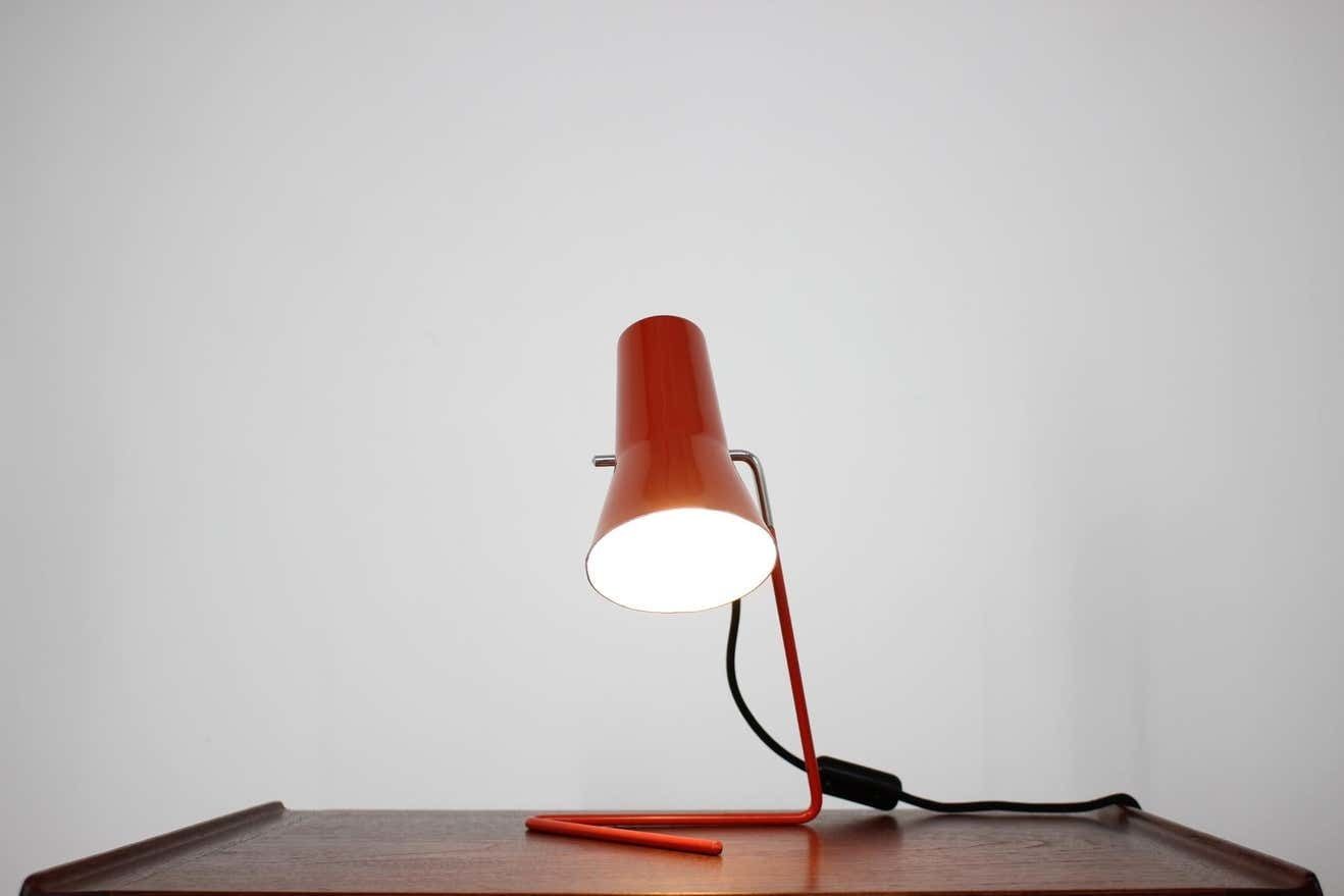 1970s Josef Hurka Design Table Lamp For Lidokov, Czechoslovakia photo vintage
