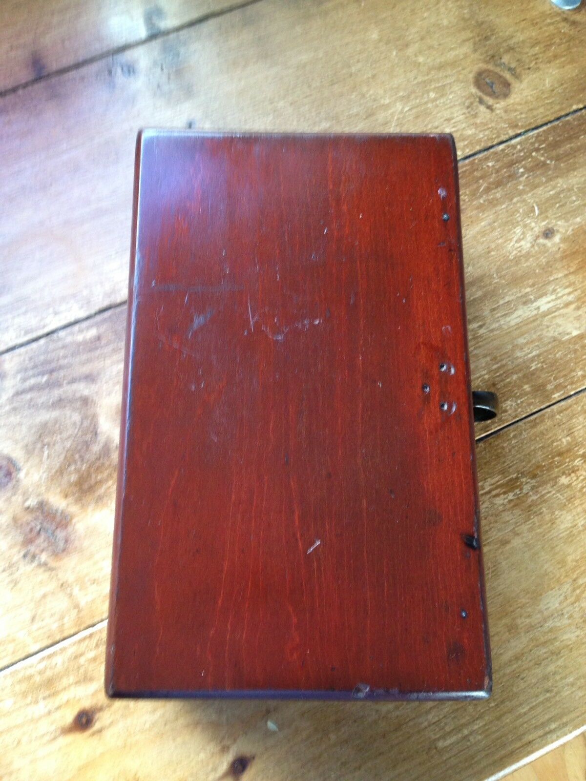 Rare Antique Victorian Glass Front Wooden Cigar Box Shop Counter Display Waiter photo for sale