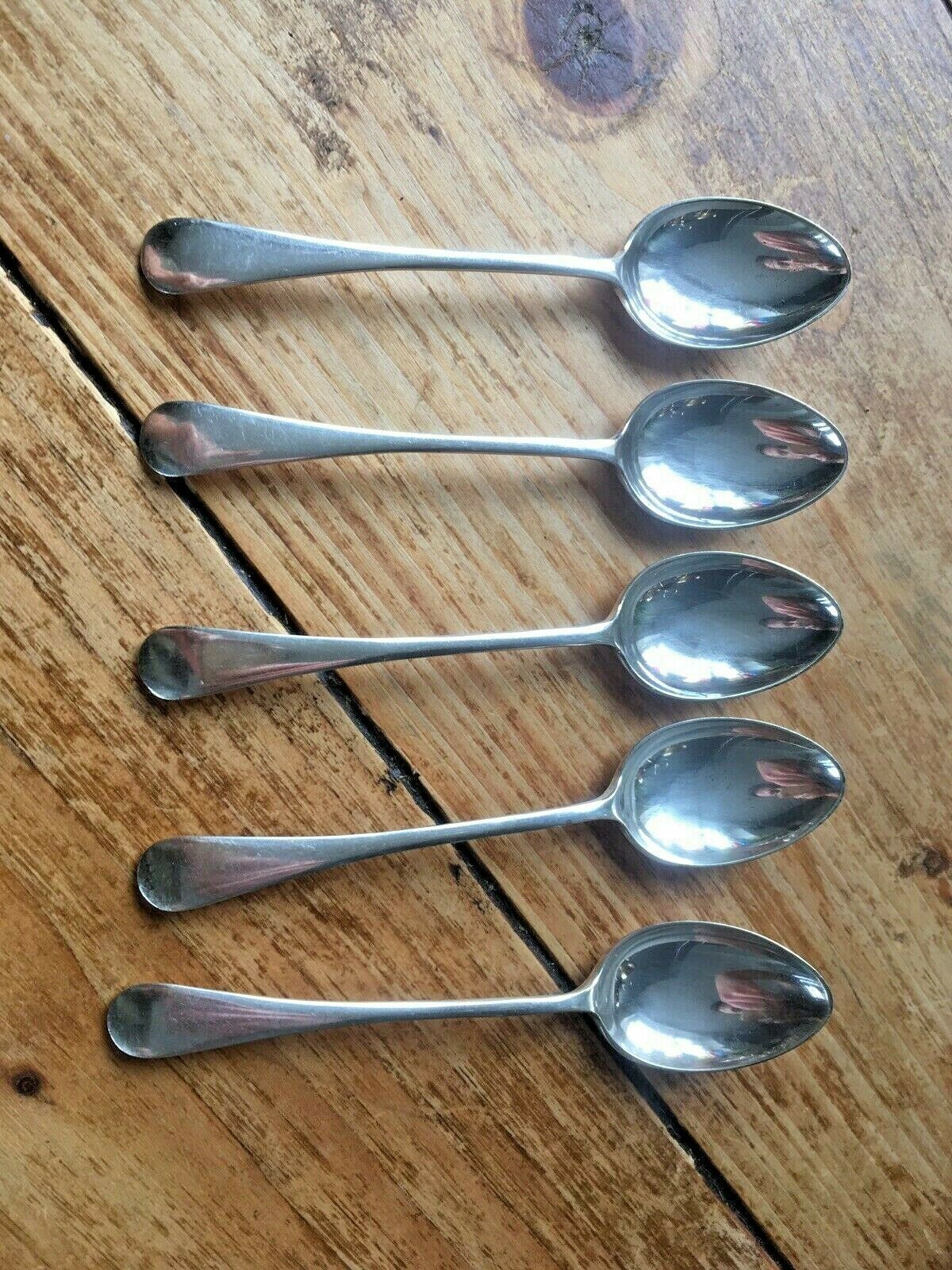 95.0 Antique C1872 91 Silver Plated Thomas White Of Sheffield 5 Egg Cup Set On Stand photo