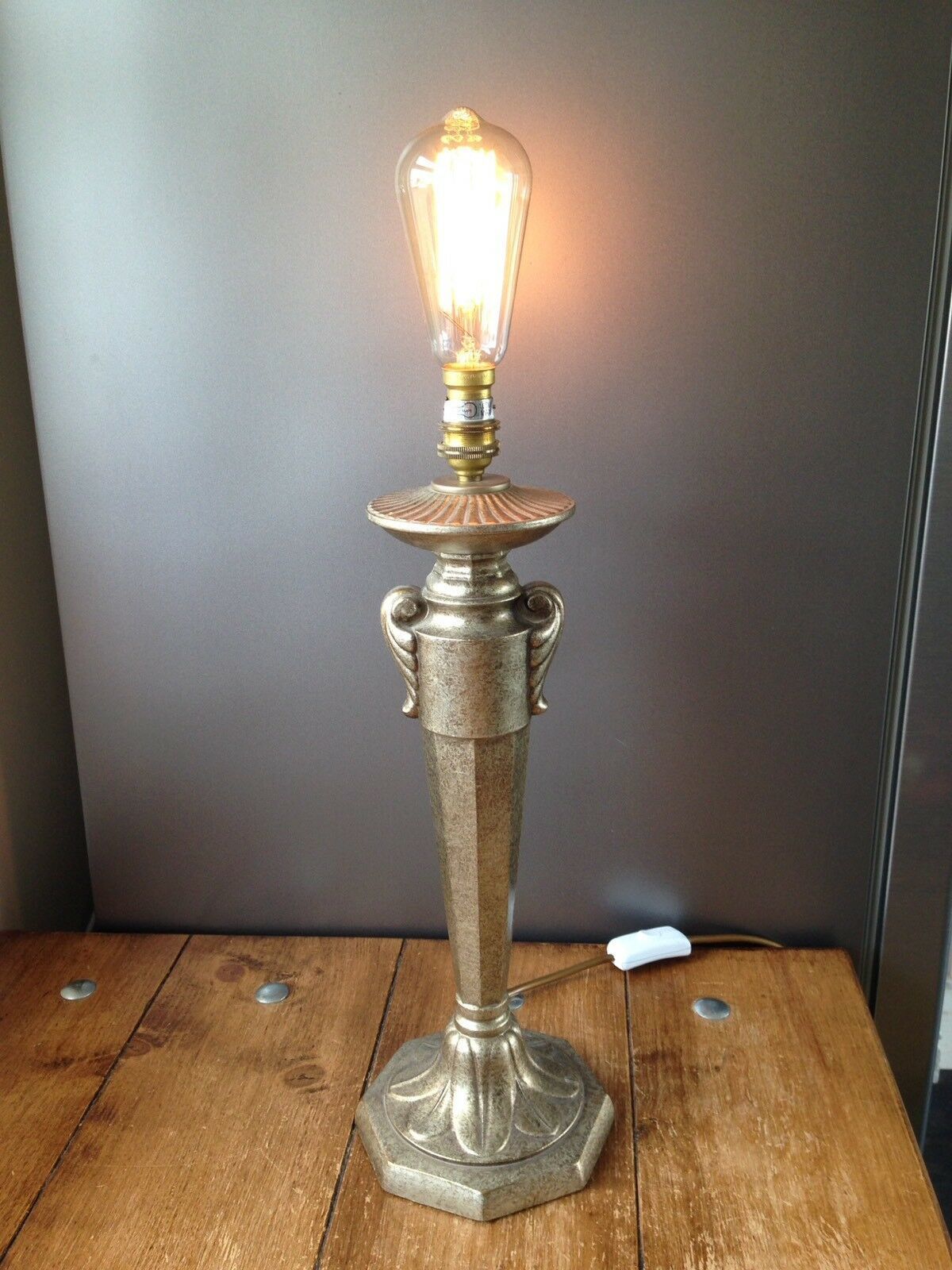 Chelsom Luxury Designer Lighting Column Table Bedside Desk Lamp Rococo Regency