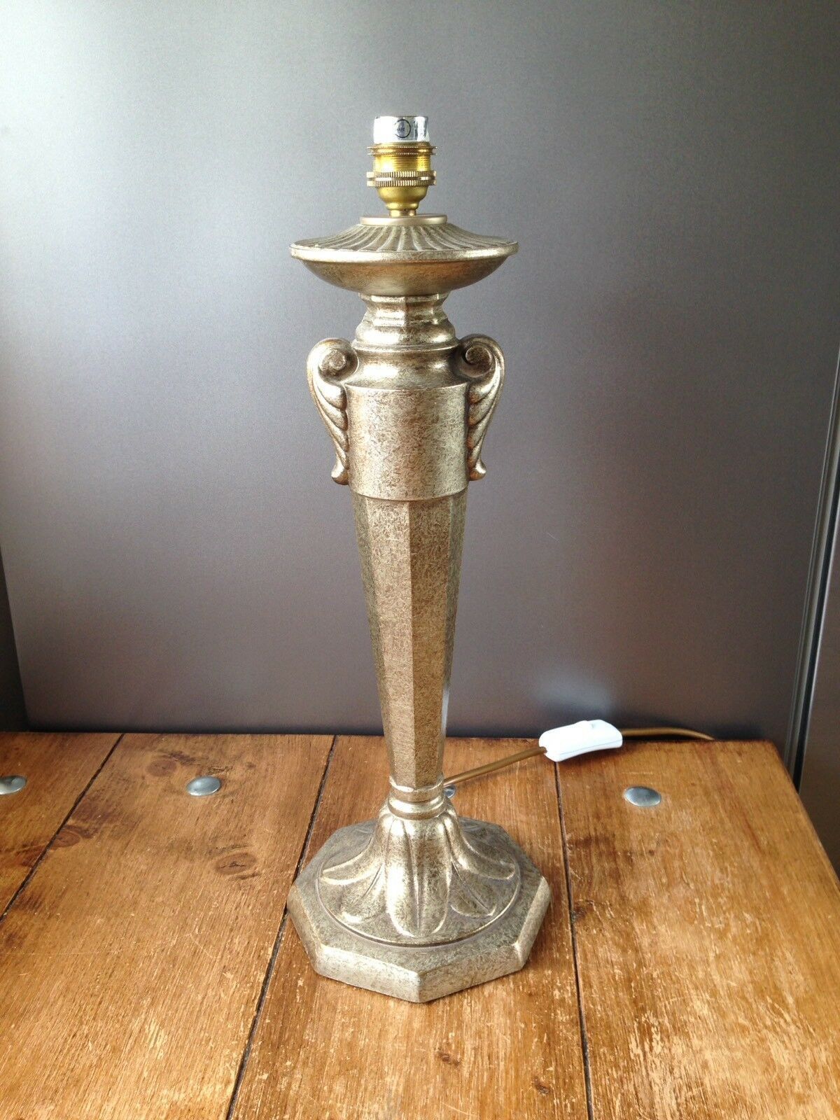 Chelsom Luxury Designer Lighting Column Table Bedside Desk Lamp Rococo Regency photo furniture