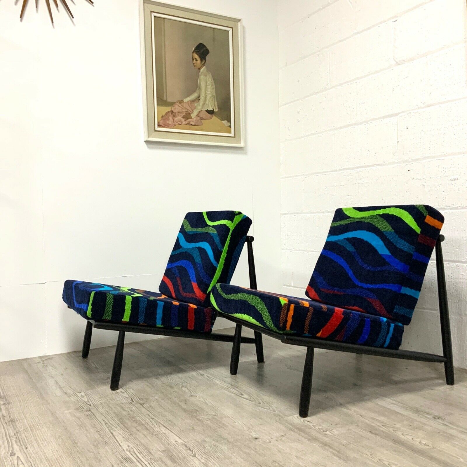 Pair Of Swedish "Domus 1" Lounge Chair By Alf Svensson For Dux 1950 / 1960s photo furniture