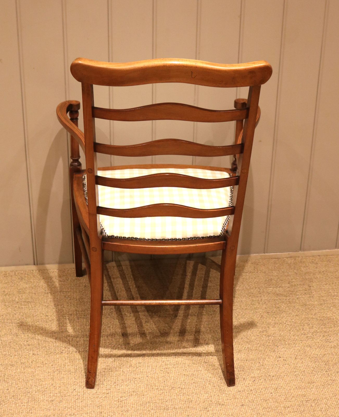 Edwardian Mahogany Armchair, 1910s photo buy