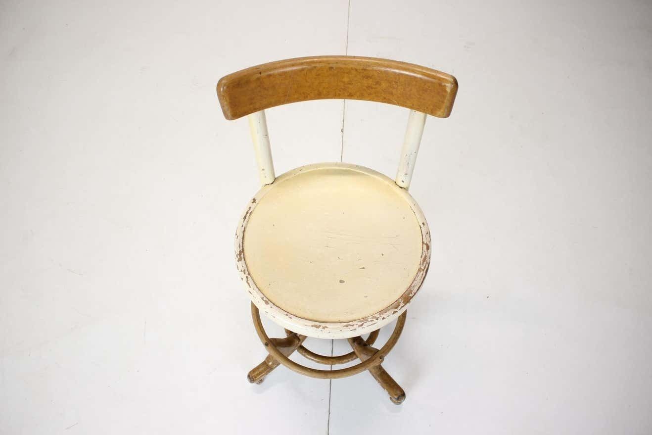 Wooden Height Adjustable Chair,Czechoslovakia, 1920s photo buy