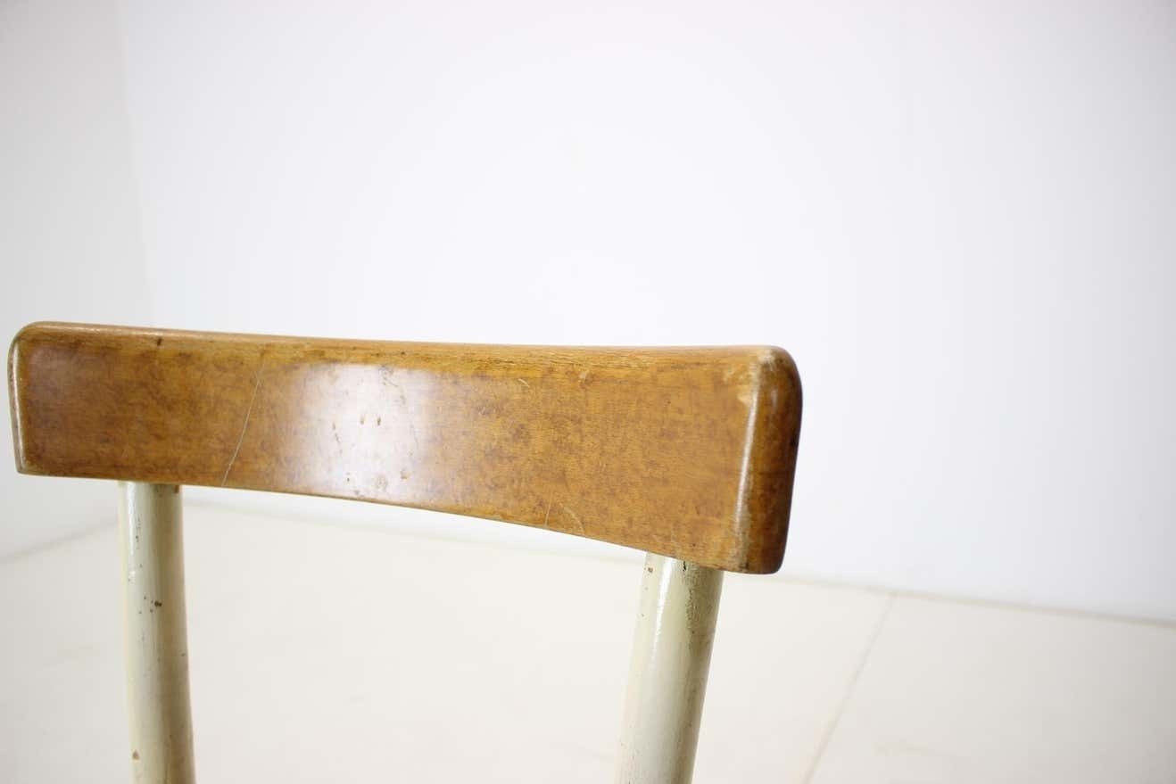 photo furniture Wooden Height Adjustable Chair,Czechoslovakia, 1920s