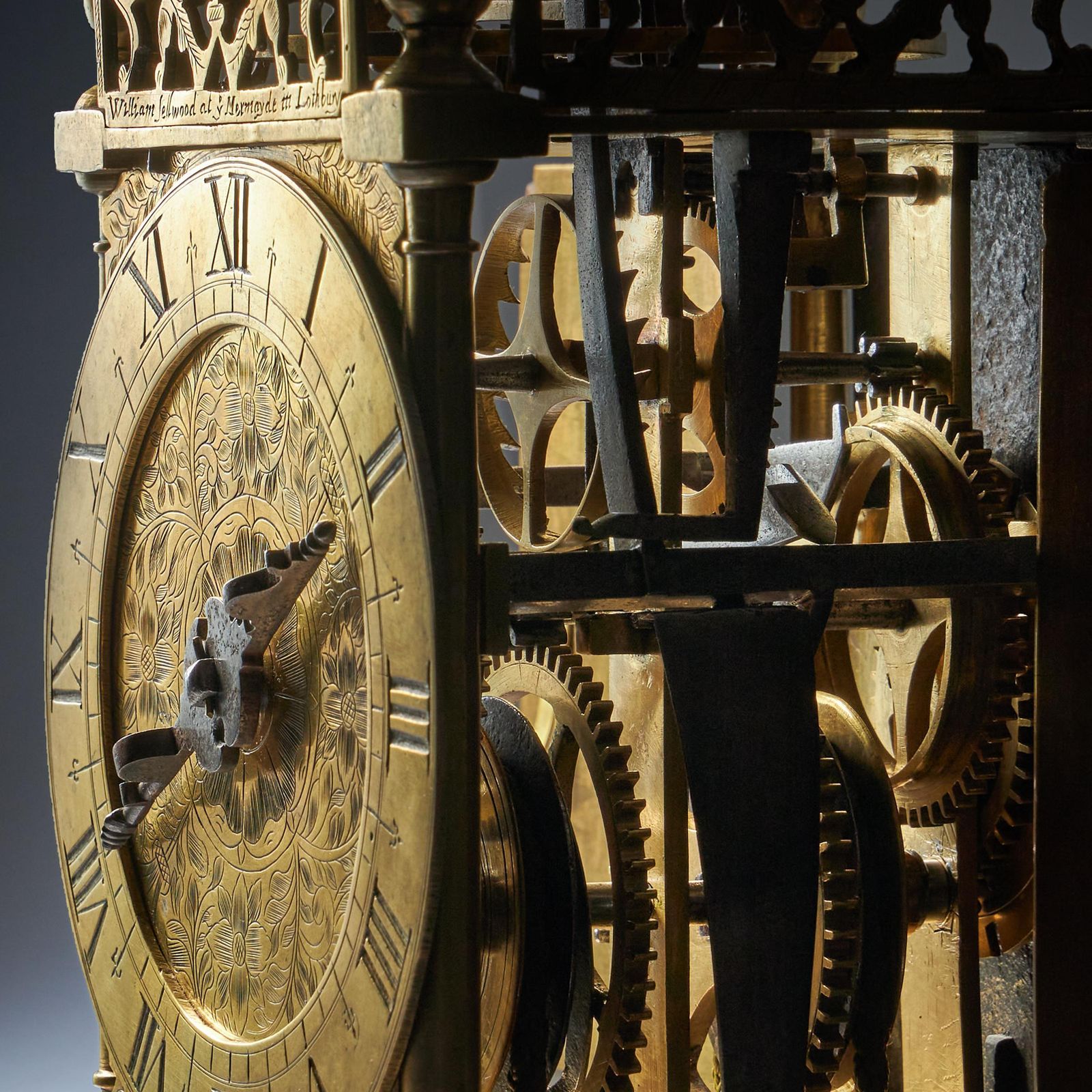 photo buy 17th Century First Period Lantern Clock By William Sellwood – Original Balance