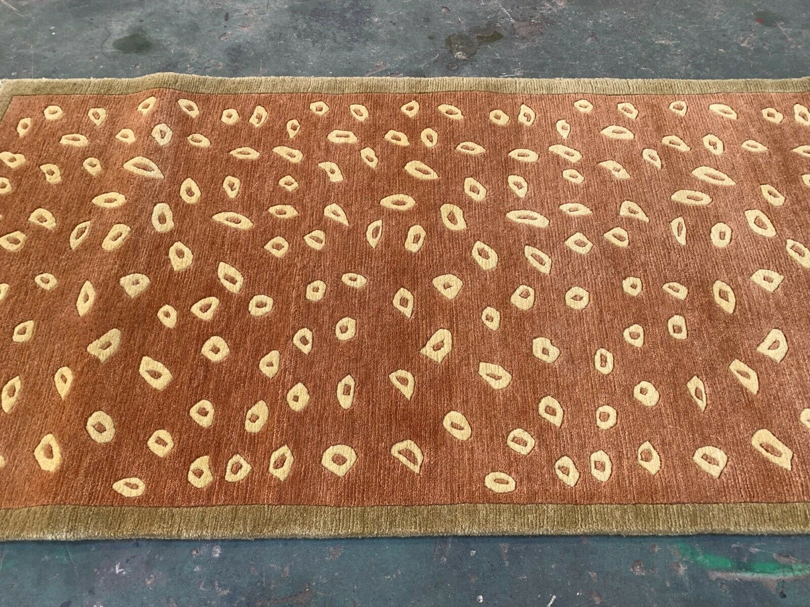 Tibetan Leopard Spots Rug 185x93 Cm Oriental, Chinese, Nepalese, Tribal, photo for sale