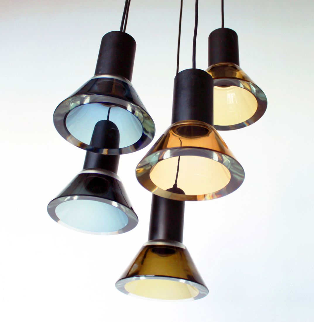 Crystal Ceiling Fixture By Flavio Poli For Seguso Vetri D'arte Italy photo Lighting