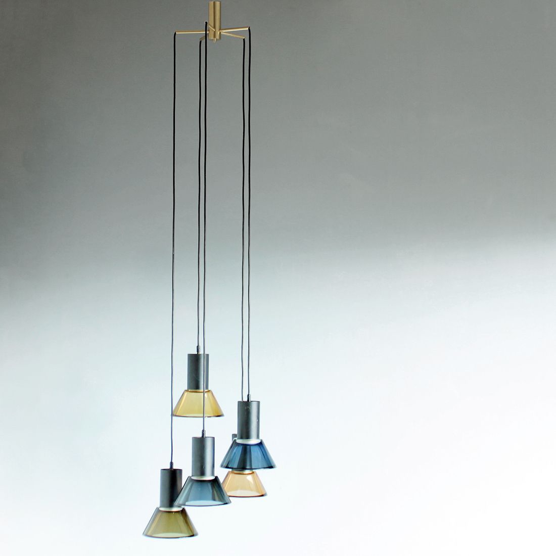 Kristallen Plafondlamp Van Flavio Poli Voor Seguso Vetri D'arte, Italië photo for sale