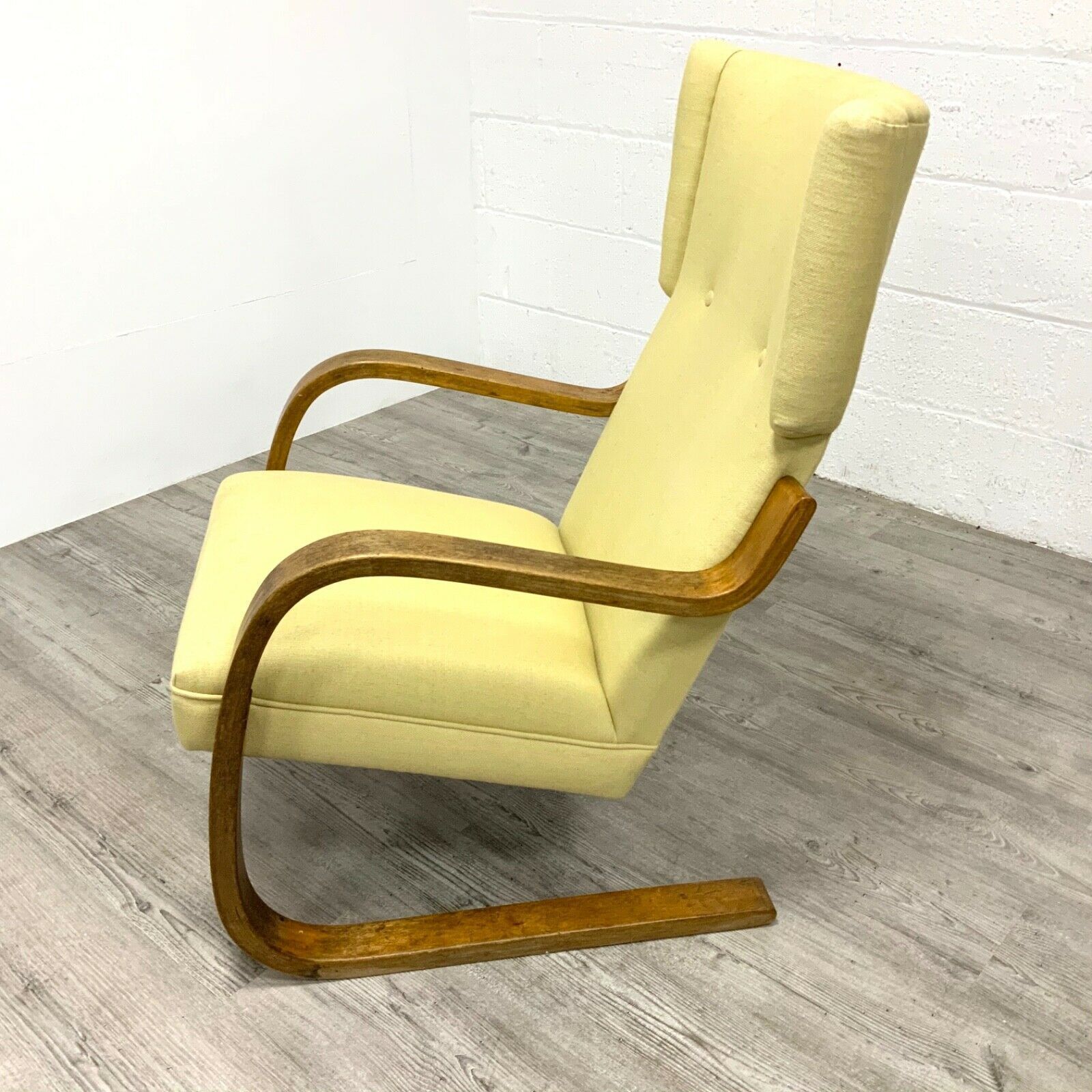 An Early Alvar Aalto No2 Model 401 Bent Plywood Lounge Chair Finmar / Artek photo for sale