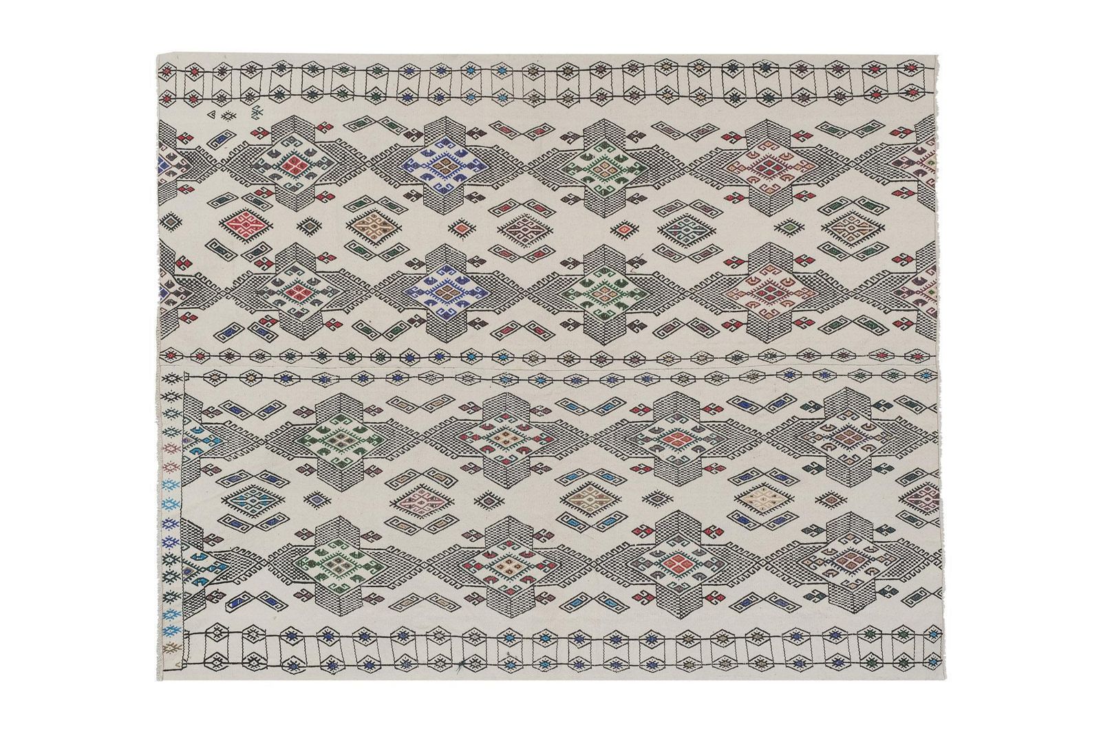 Vintage Turkish Jajim Kilim Rug photo furniture