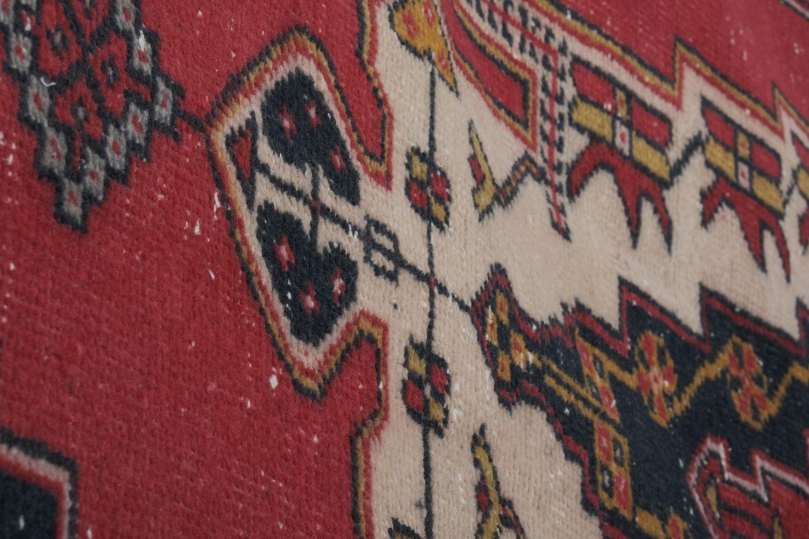 1970s Vintage Oushak Anatolian Red Rug photo vintage