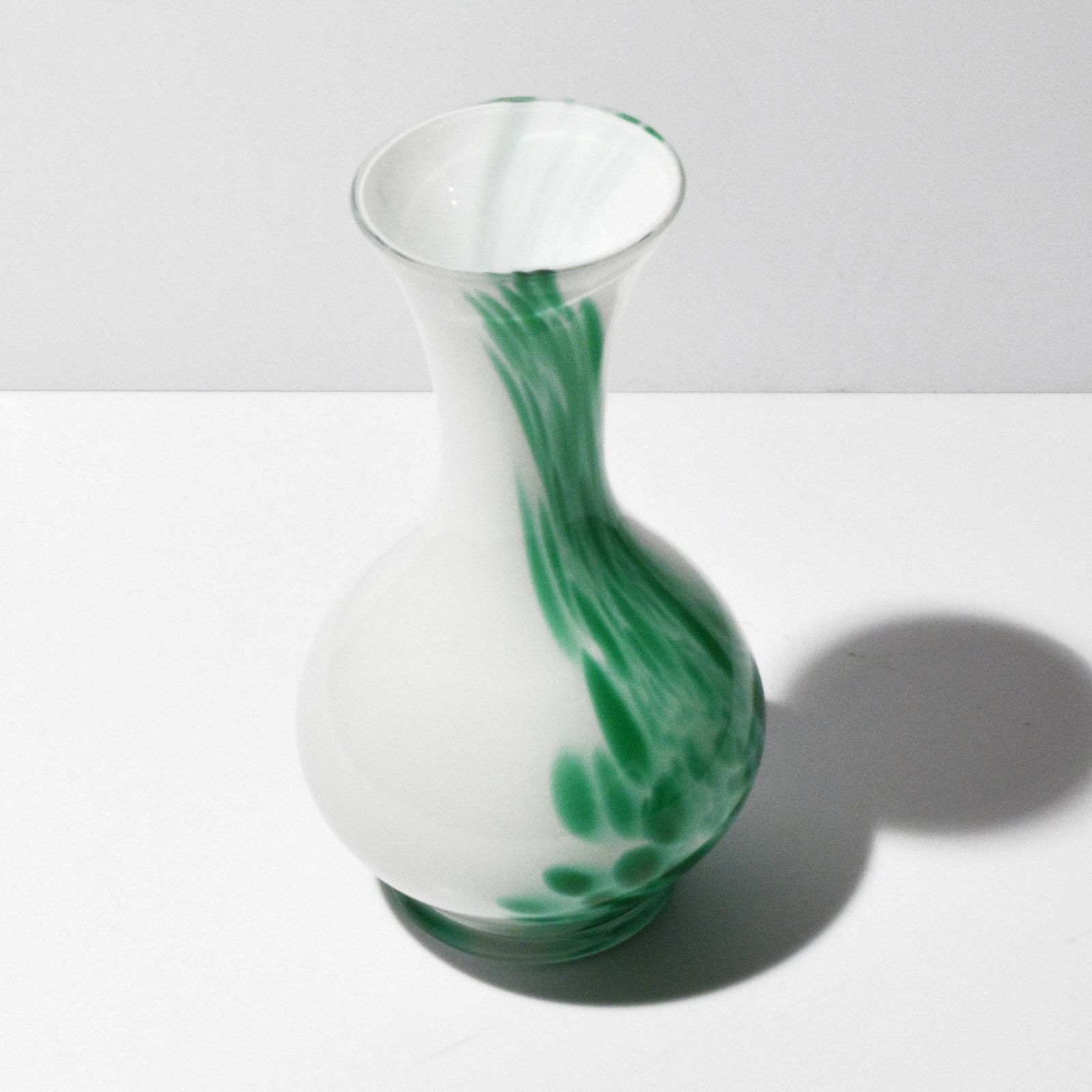 1970s Modern Glass, Vase, Designed By C. Moretti, Empoli Opaline Florence, Italy photo furniture