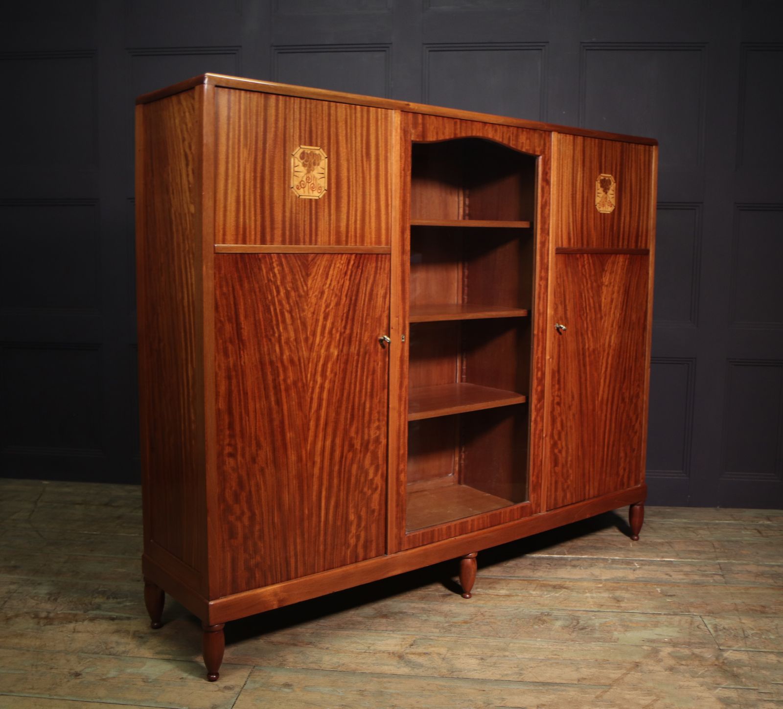 photo furniture French Art Deco Library Bookcase By Maurice Dufrene