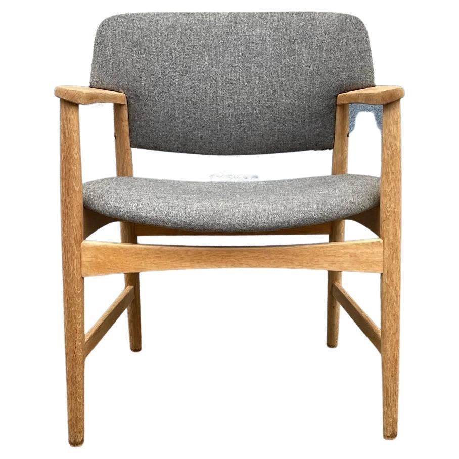 Armchair In Oak By Aksel Bender Madsen For Fritz Hansen 1960s