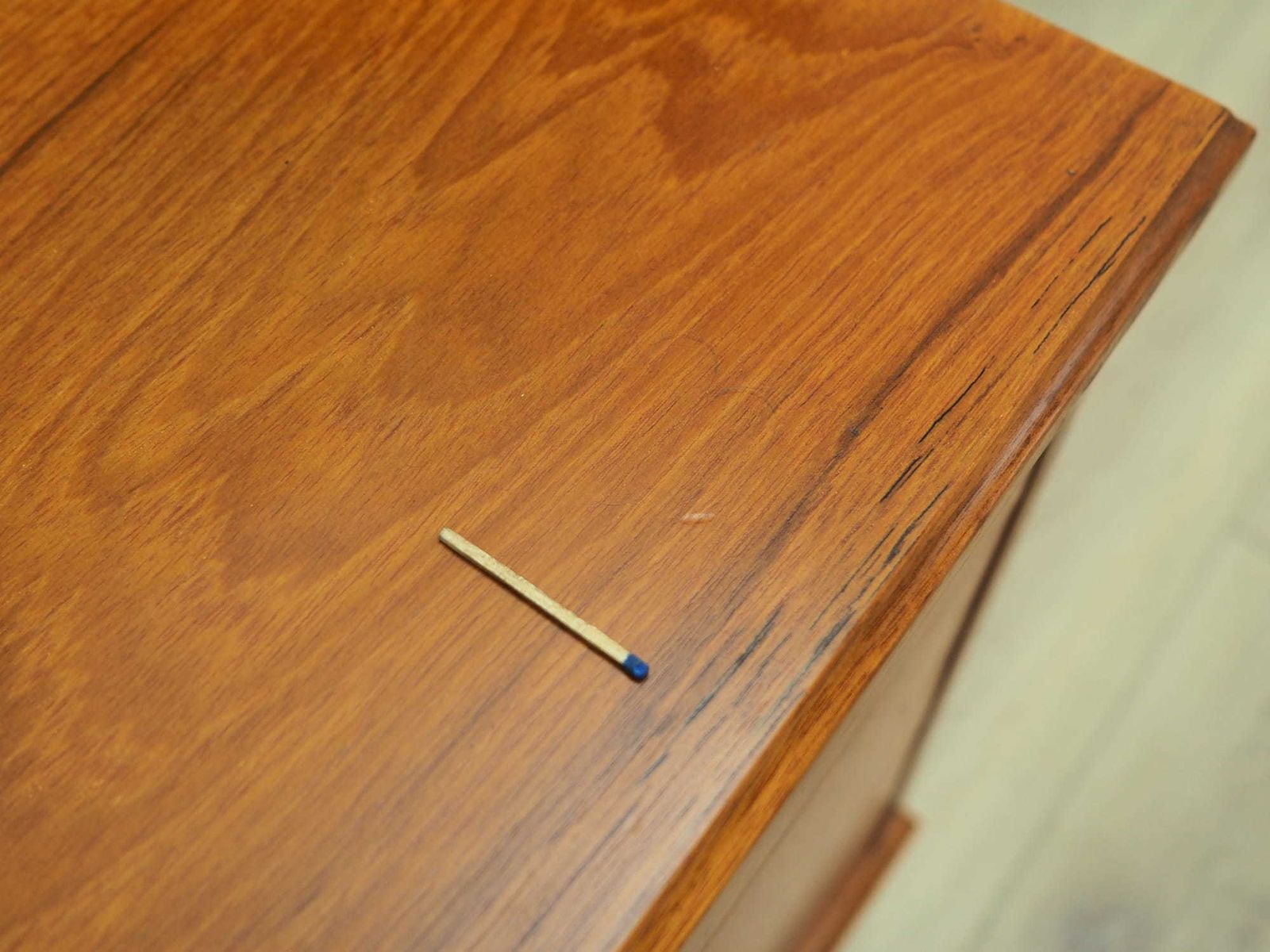 Teak Chest Of Drawers, Danish Design, 60s, Made In Denmark photo vintage