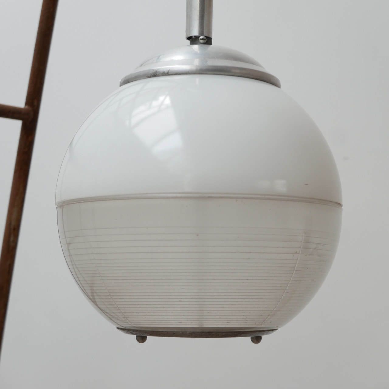 Mid Century French Holophane Globe photo buy