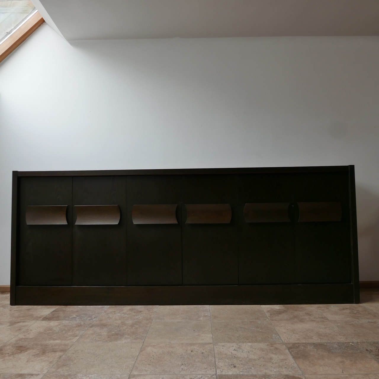 Large Brutalist Mid Century Belgium Credenza photo furniture